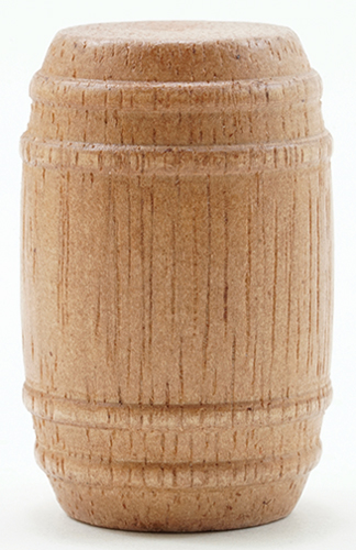 Dollhouse Miniature Antique Wooden Barrel